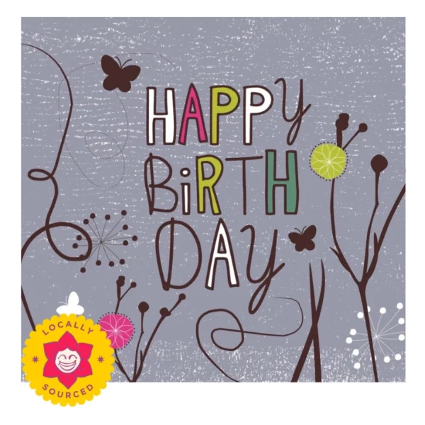 Large Happy Birthday Card