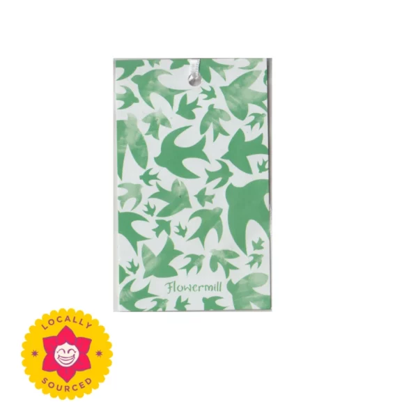 simple green gift tag