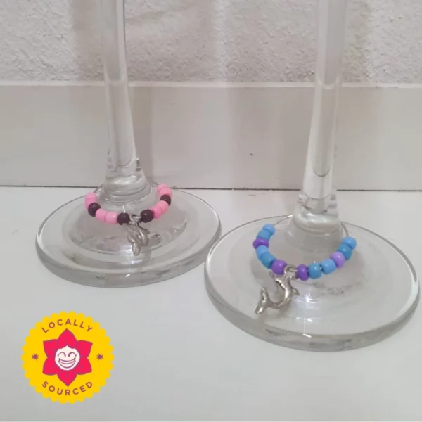 dolphin charm on glasses