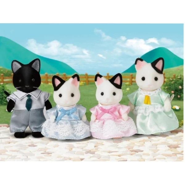 Sylvanian Families - Tuxedo Cat Family