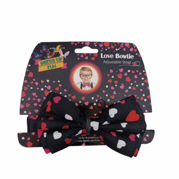 Dress Up Bow Tie with Hearts