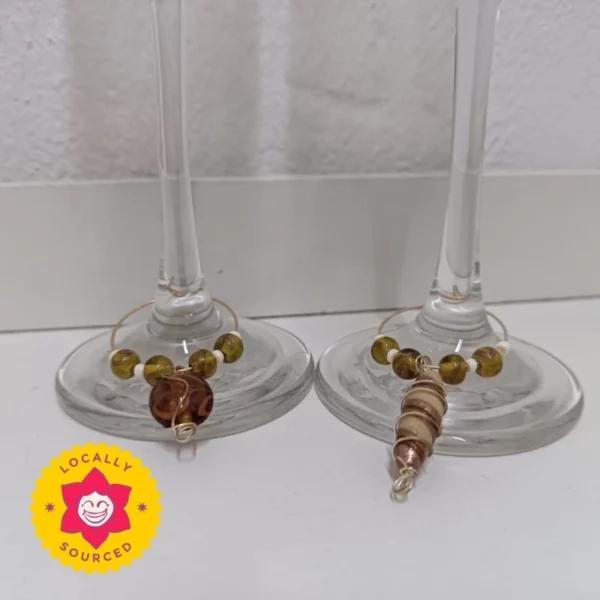 Wine Glass Charms - Fancy Charm Pack 6