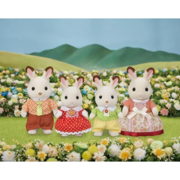 Sylvanian Families - Chocolate Rabbit Family - Image 2