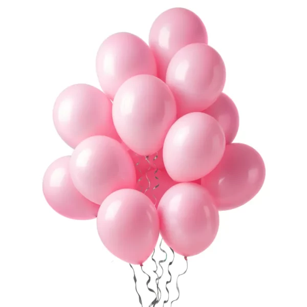Helium Balloon - Pastel Pink pack of 6