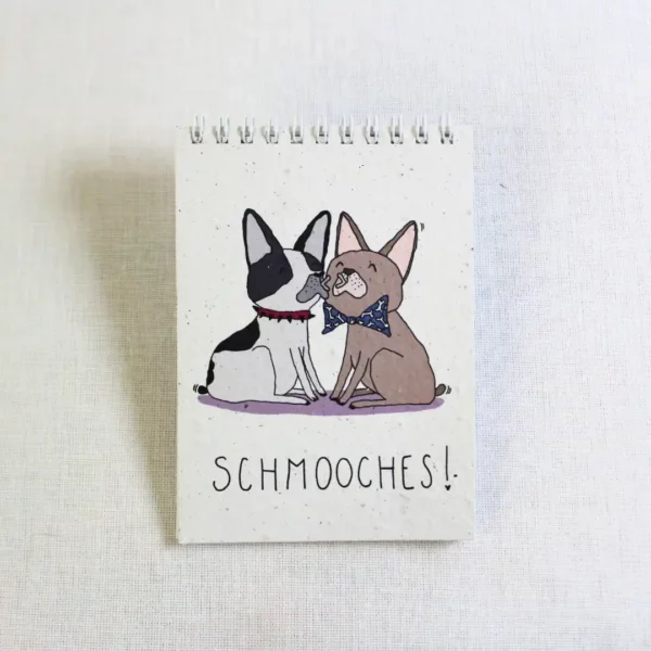 two bosties smooching