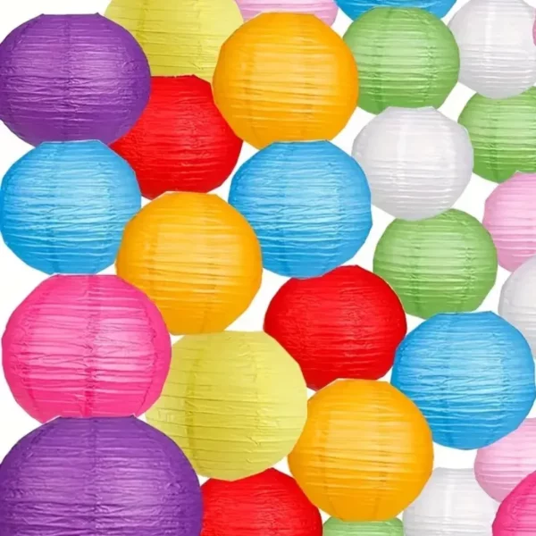 Multicolour Paper Lanterns