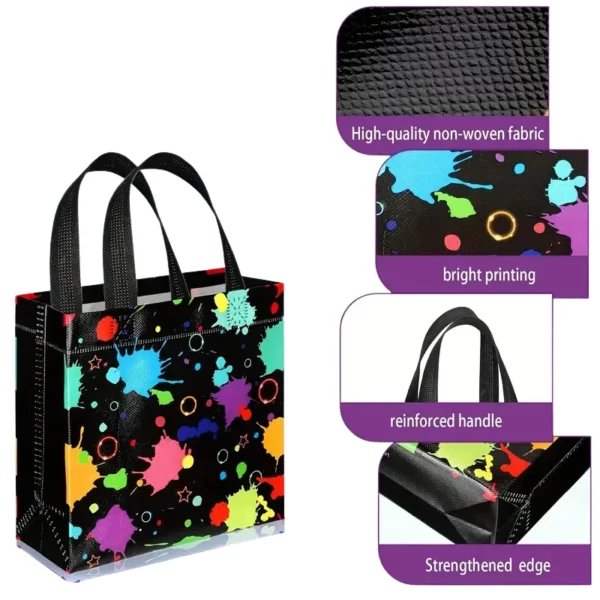 Neon Splatter Gift/Tote Bags - Image 2