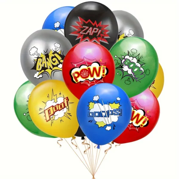 Cartoon Hero Themed Balloons