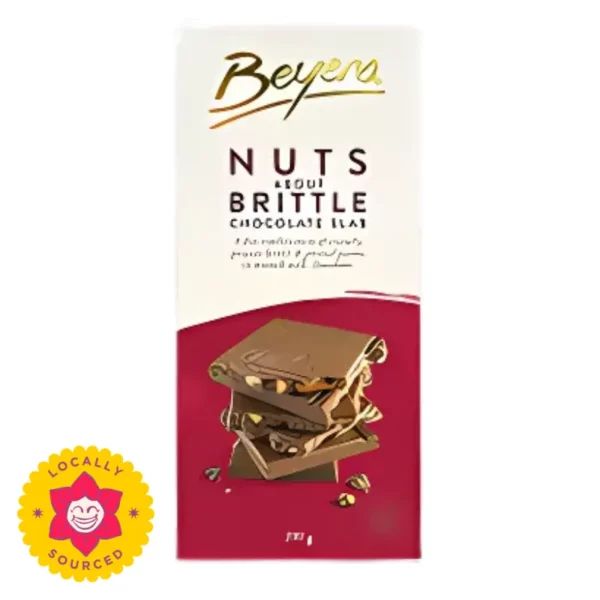 Beyers Chocolate 100g - Brittle Blitz Peanut Brittle and Pretzel