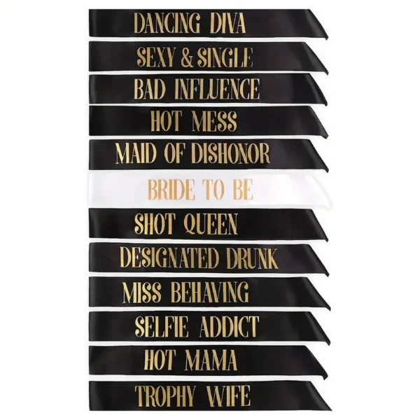 Bachelorette Sashes
