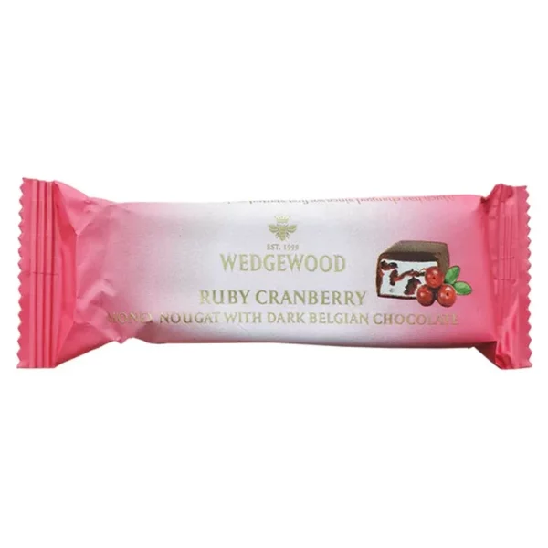 Wedgewood Belgian Chocolate Enrobed Nougat Bar 40g