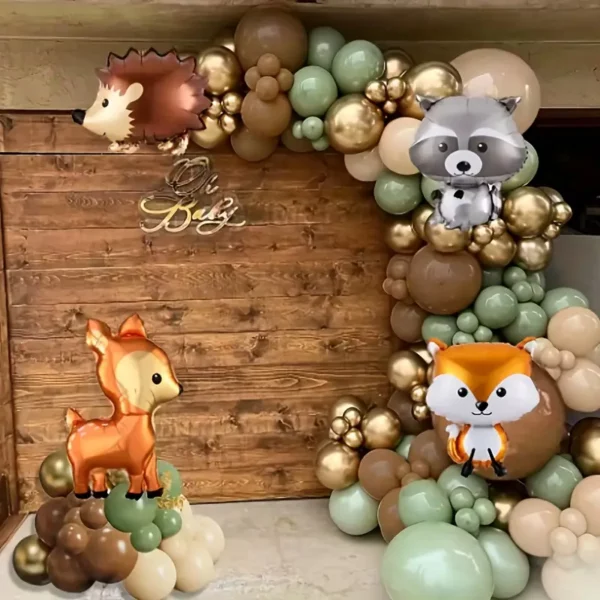 Baby Animal Balloon Arch Kit- 91 Pieces