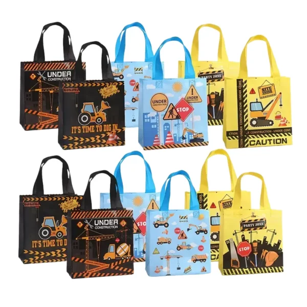 Construction Vehicle Tote Bags