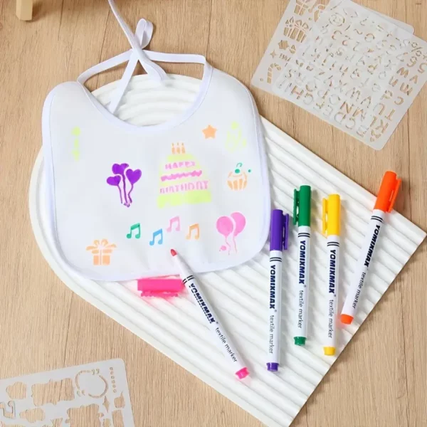 Colouring Bib Party Set - Guestbook