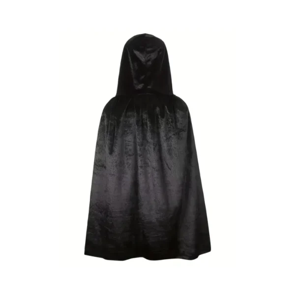 Kids Hooded Black Cape - Image 3