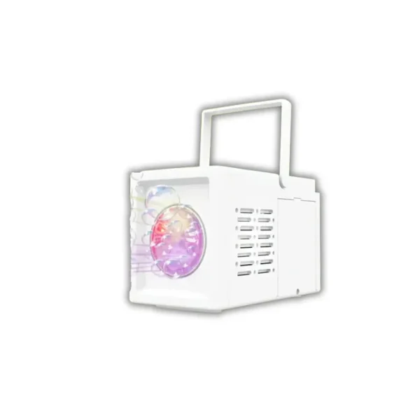 Portable Bubble Machine - White Bubble Solution Included