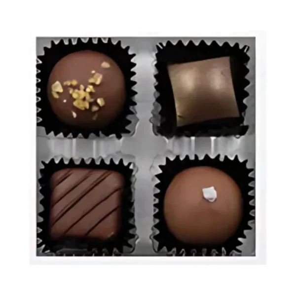4 Piece Chocolate and Truffle Selection