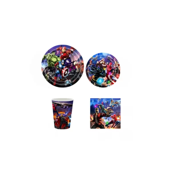 Superhero Party Tableware